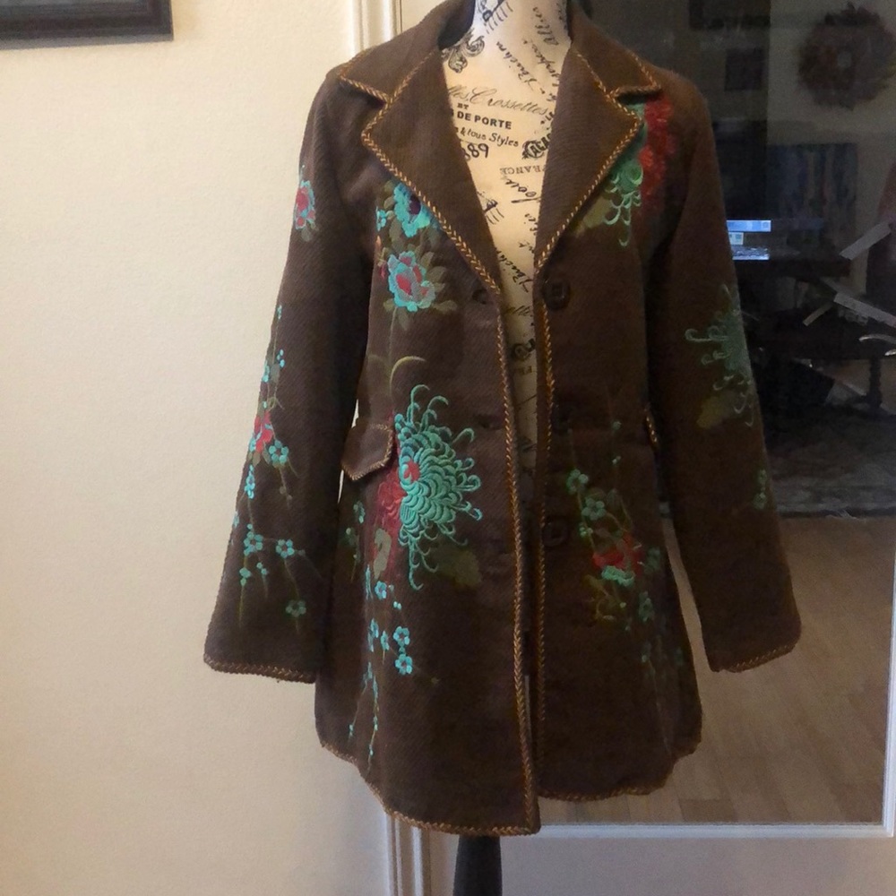 Paparazzi Brown/Floral Coat
